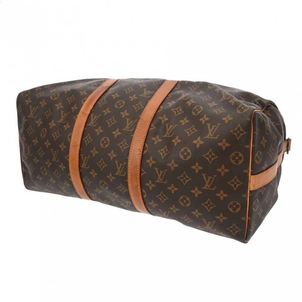 Louis Vuitton Monogram Keepall Bandouliere Brown Canvas Boston Bag - Picture 5 of 11